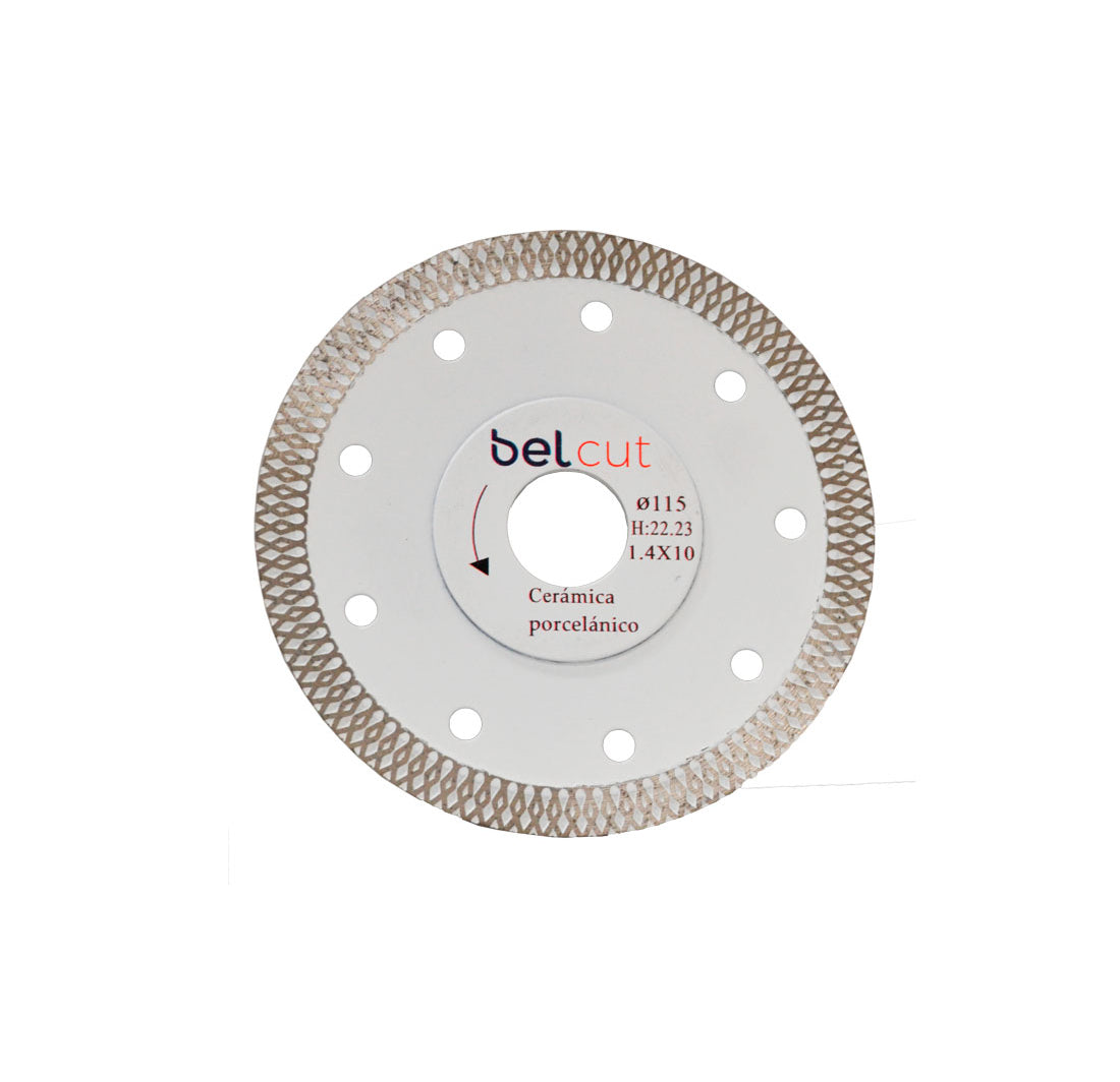 DISCO DE CORTE DIAMANTADO PARA PORCELÁNICO Ø125 BELCUT