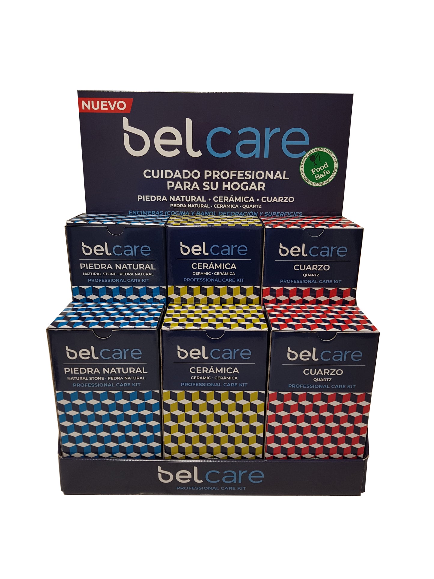 Expositor Belcare. 6 Estuches