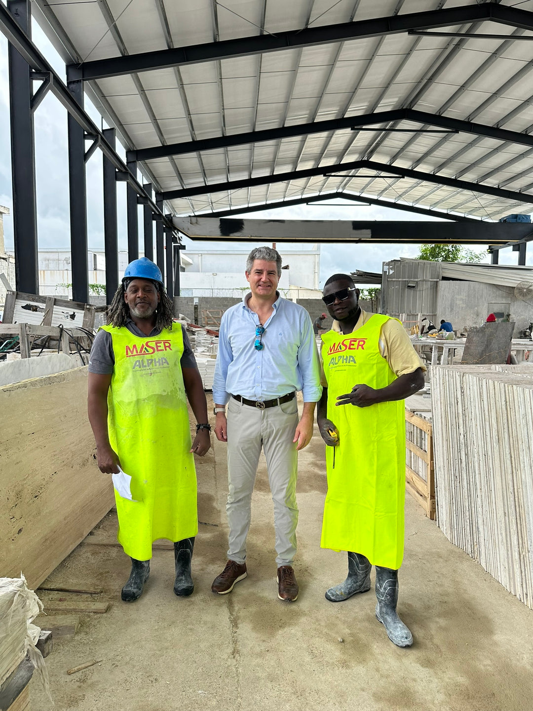 Delantal Impermeable Amarillo Flúor Tirantes