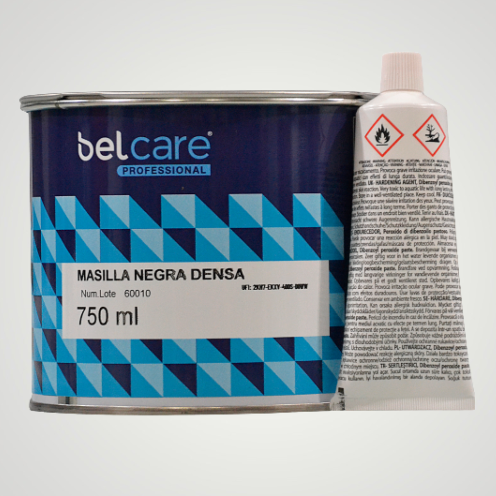 Masillas Densa Negra 750 ml Belcare