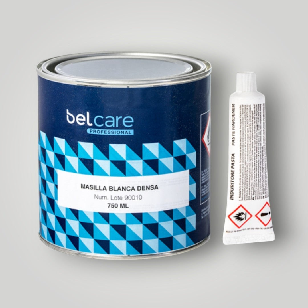 Masilla Blanca Densa 750ml Belcare
