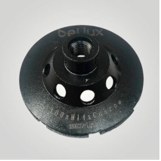 Muela a Taza Ø 4" Grana 100 M14 Doble BELCUT