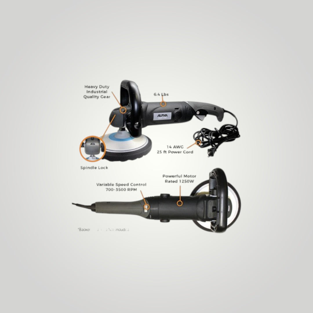 Pulidora Eléctrica con Velocidad Giratoria 700-3500Rpm Alpha Vdp-700