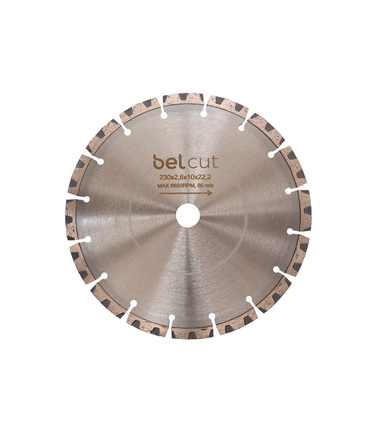 Disco para granito a sectores cantero Ø230x10x2,6x22,2 BELCUT