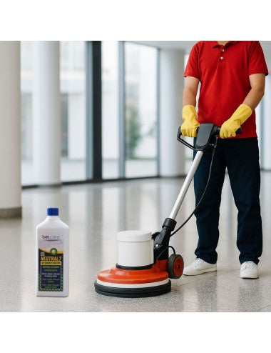 Detergente neutro concentrado para uso diario en suelos de mármol o piedra y de otros múltiples materiales 1L BELCARE NEUTRAL7