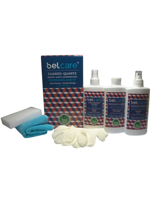 Kit Completo Limpieza Encimeras Cuarzo Belcare (Silestone®/Compac®)