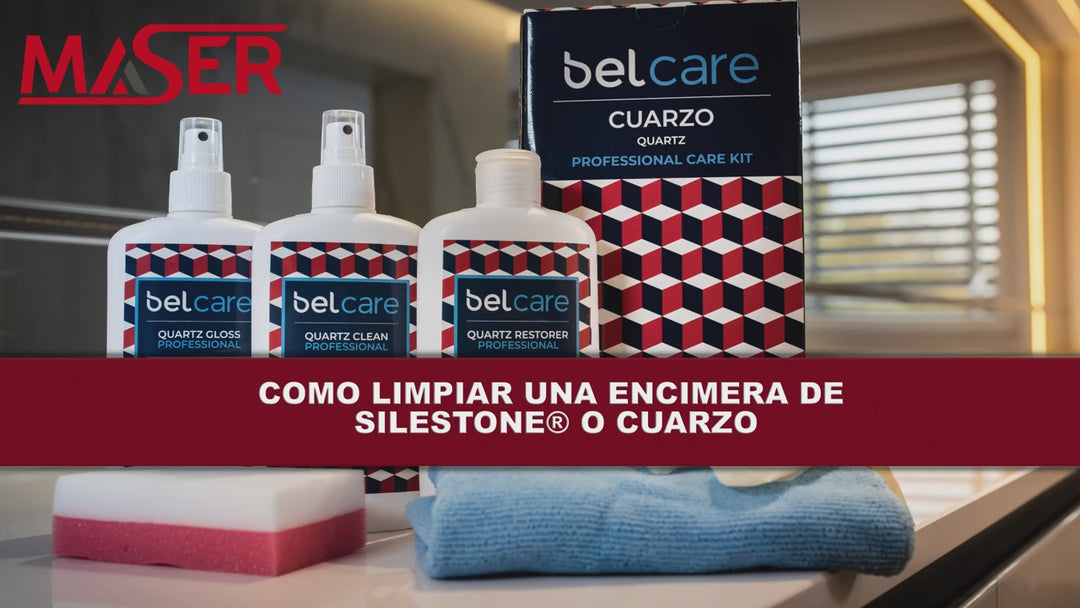 Kit Completo Limpieza Encimeras Cuarzo Belcare (Silestone®/Compac®)